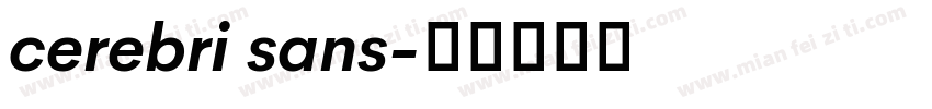 cerebri sans字体转换